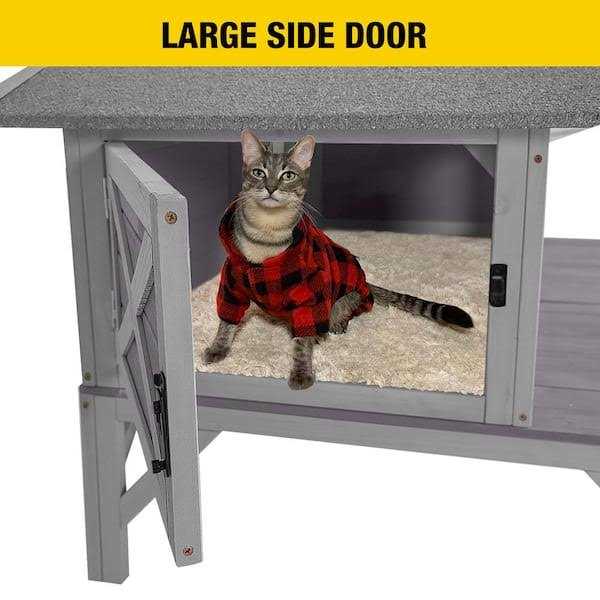 Wooden Cat House S8676