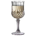 8 oz Crystal Cut Plastic Wine Glasses 48ct D343786