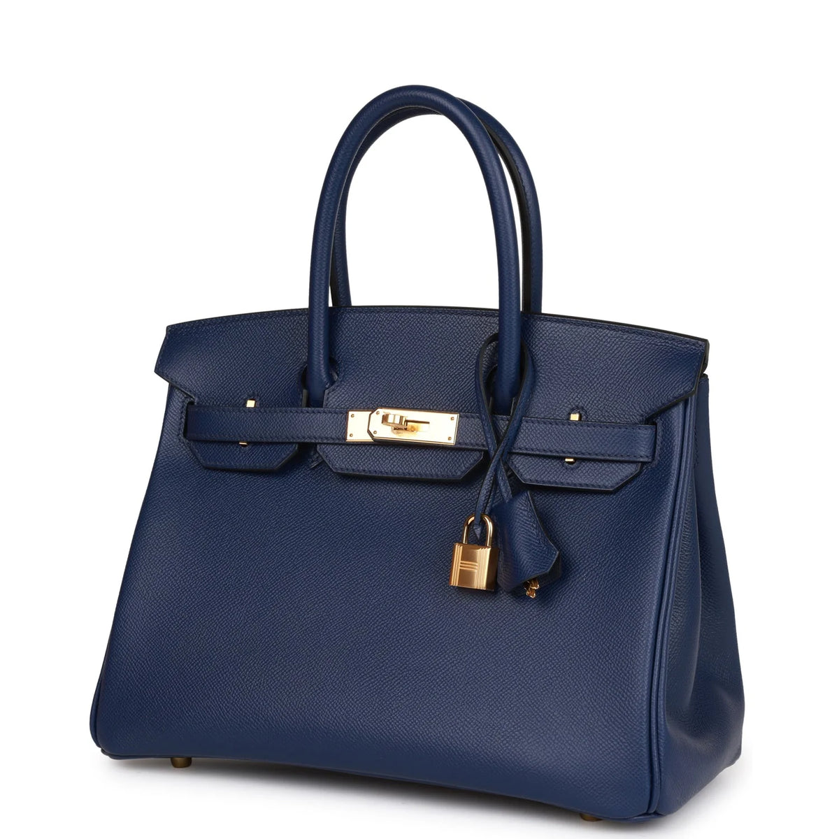 Bleu Saphir Epsom Leather Handbag Z6745
