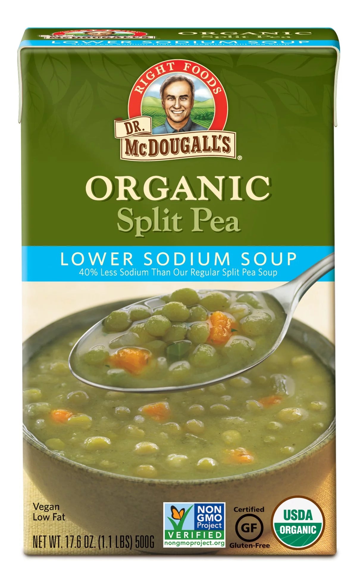 Organic Split Pea Lower Sodium Soup 17.6 oz L8171
