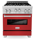 30 in. Gas Range with Red Matte Door E28203