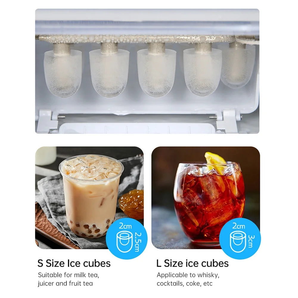 Countertop Ice Maker, 26lbs/24Hrs, Self-Cleaning P436303
