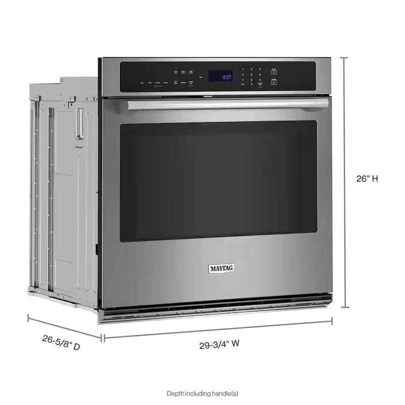 30 in. Electric Wall Oven with Convection Self-Cleaning Stainless Steel K763431