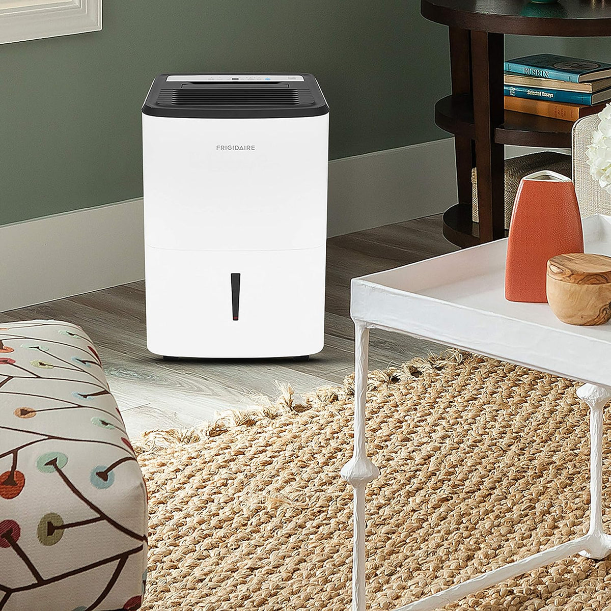 White 50 Pint Dehumidifier with Built In Pump H46201