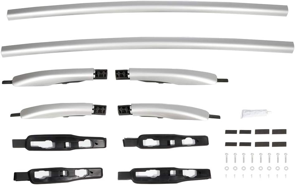 Silver Roof Side Rails Cargo Carrier U2965