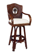 Indoor Swivel Rattan Barstool J24169