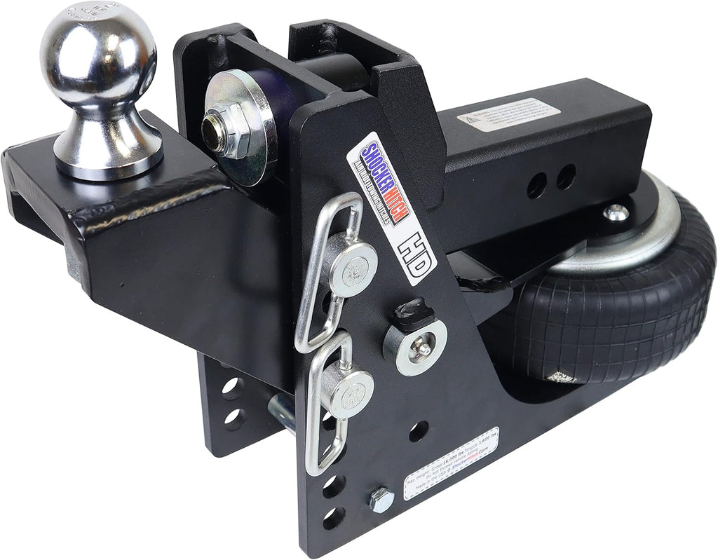 Black Air Hitch & Raised Ball Mount Q568571