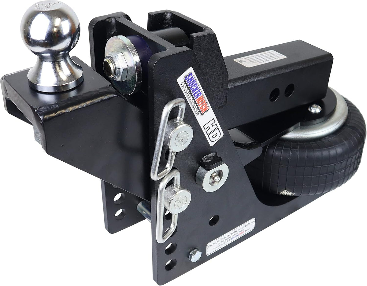 Black Air Hitch & Raised Ball Mount Q568571