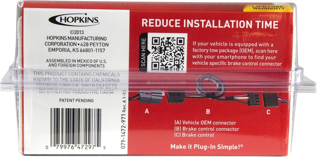 Black Brake Control O16211