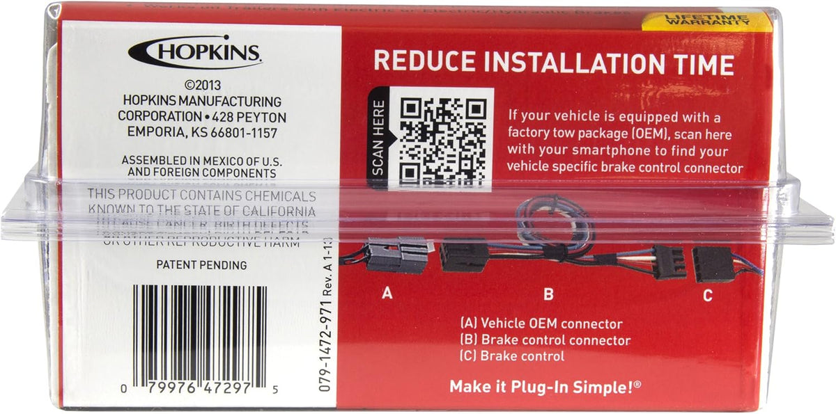 Black Brake Control O16211