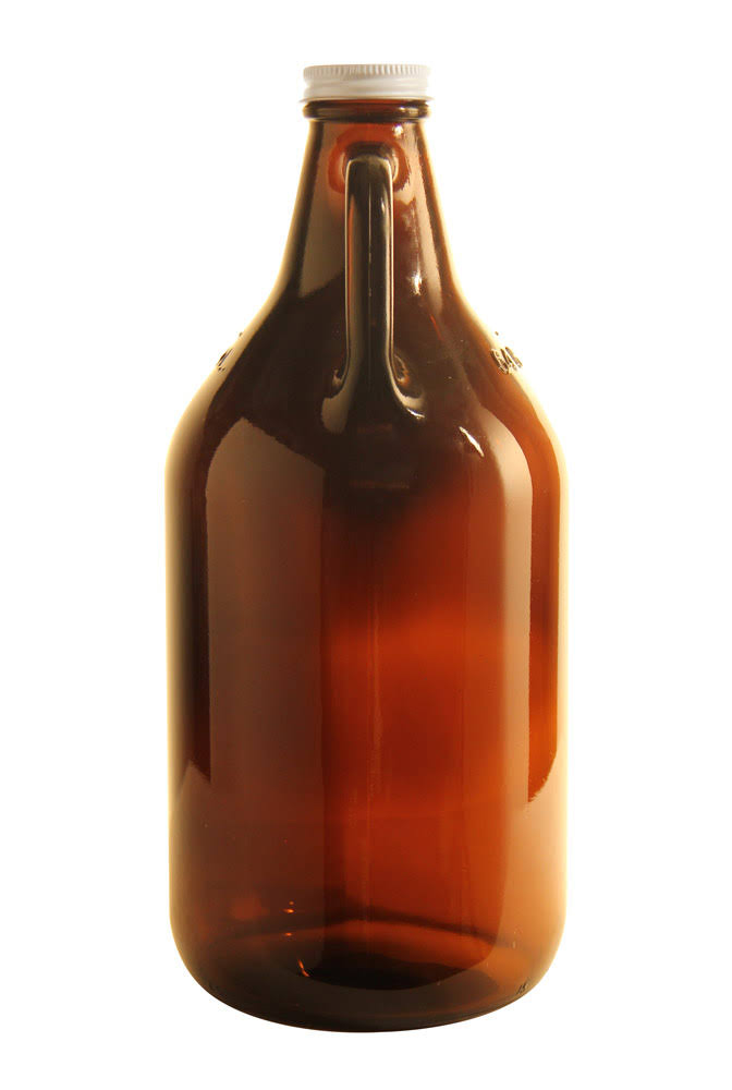 64 oz. Amber Glass Beer Growlers Z121