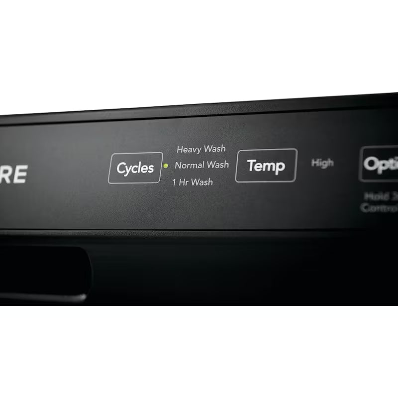 Black 24 In. Built-In Tall Tub Dishwasher with 3-Cycles O9903