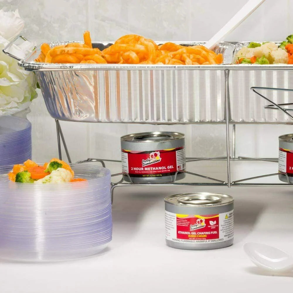 Disposable Aluminum Chafing Dish Buffet Set 24PC X874901