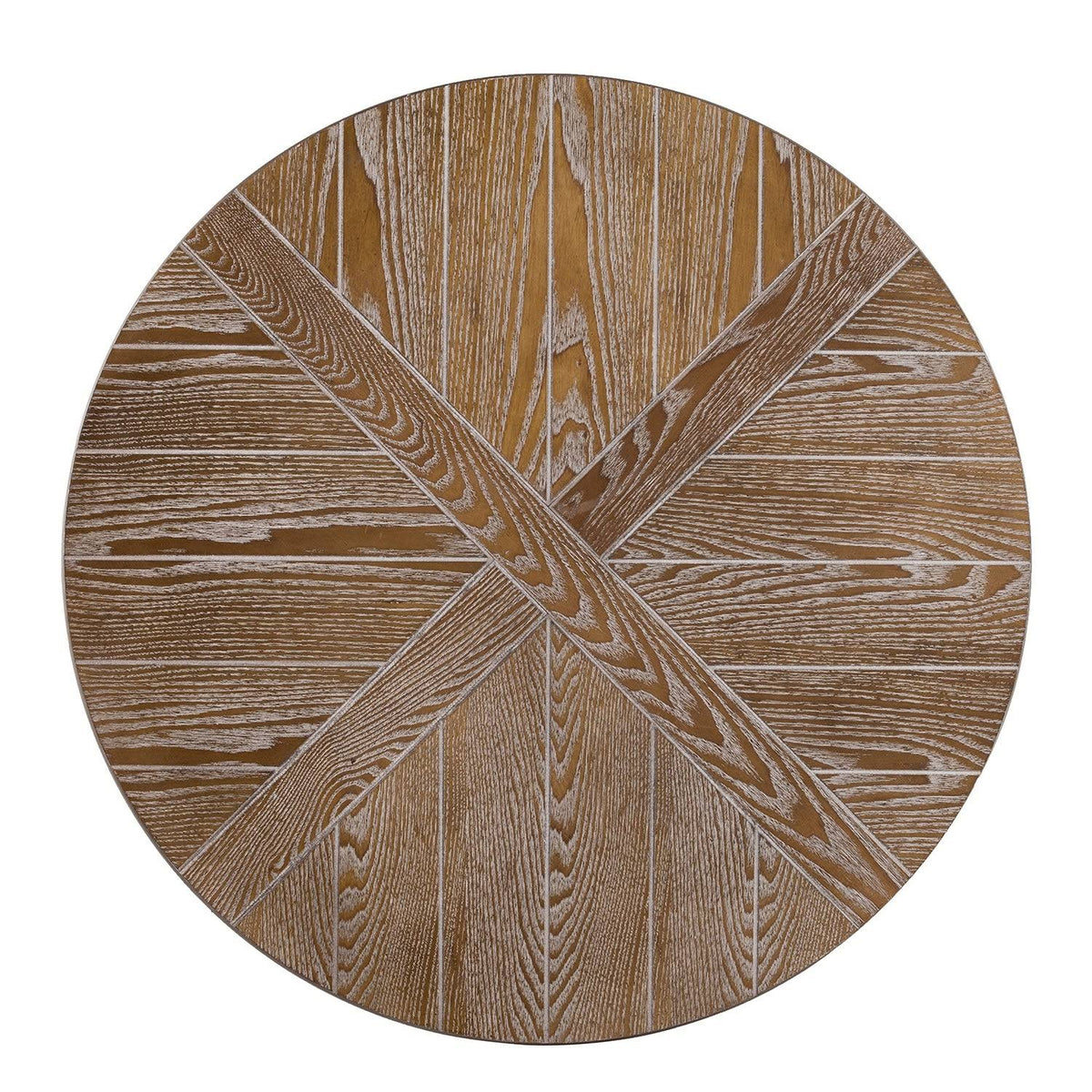 Industrial Brown Wood Cocktail Table R932099