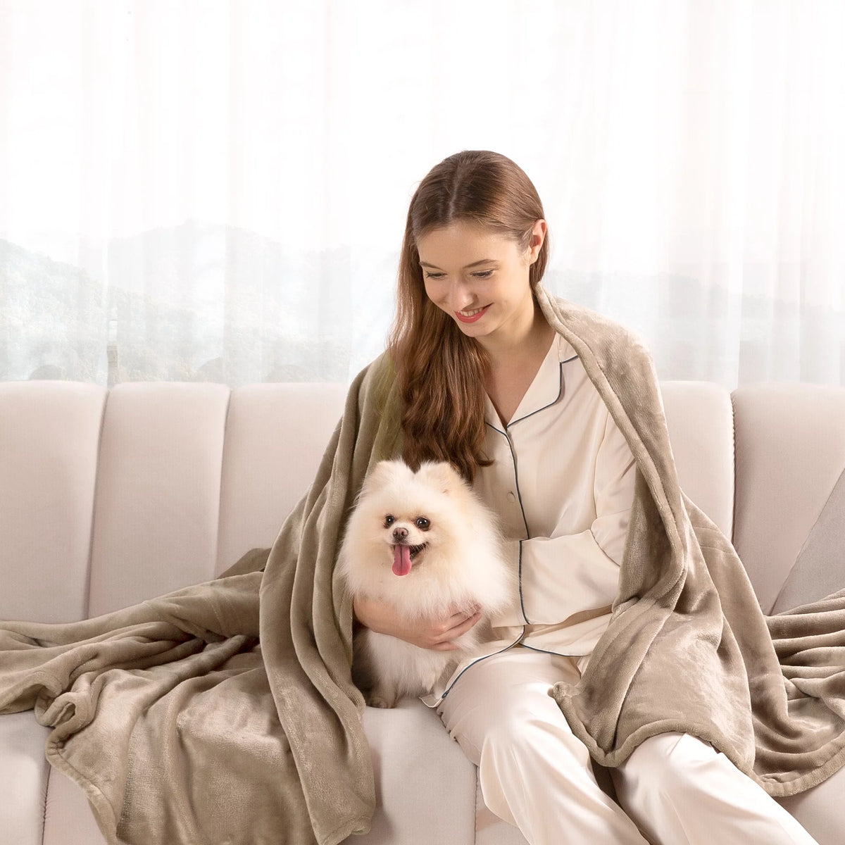 Electric Blanket Full Size Flannel Machine Washable H246