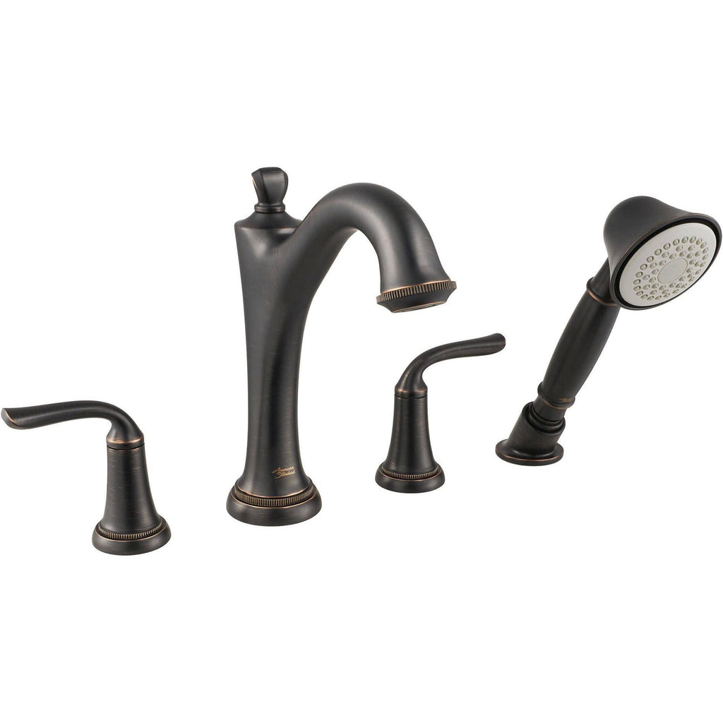 Brushed Nickel Roman Tub Faucet with Personal Shower I711239