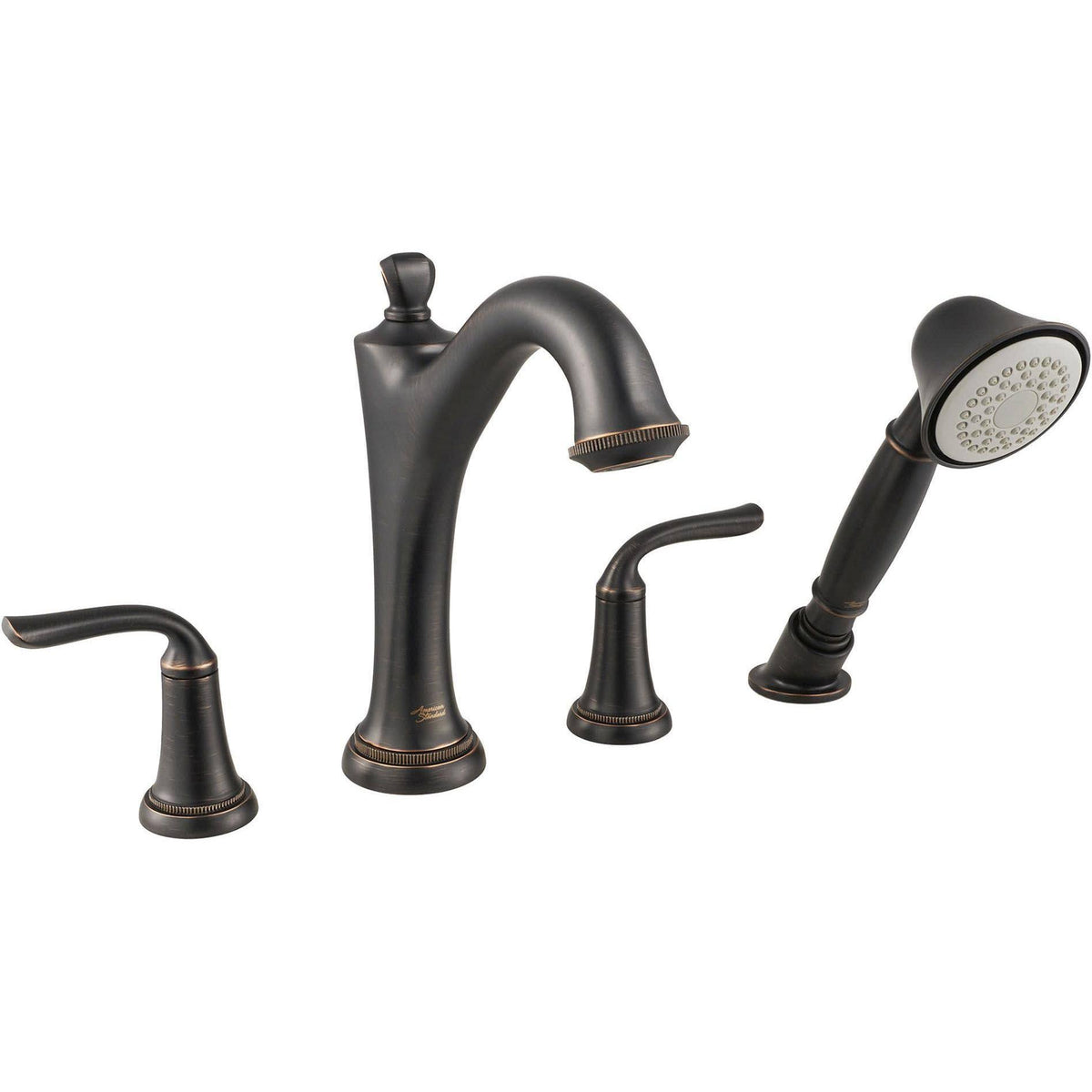 Brushed Nickel Roman Tub Faucet with Personal Shower I711239