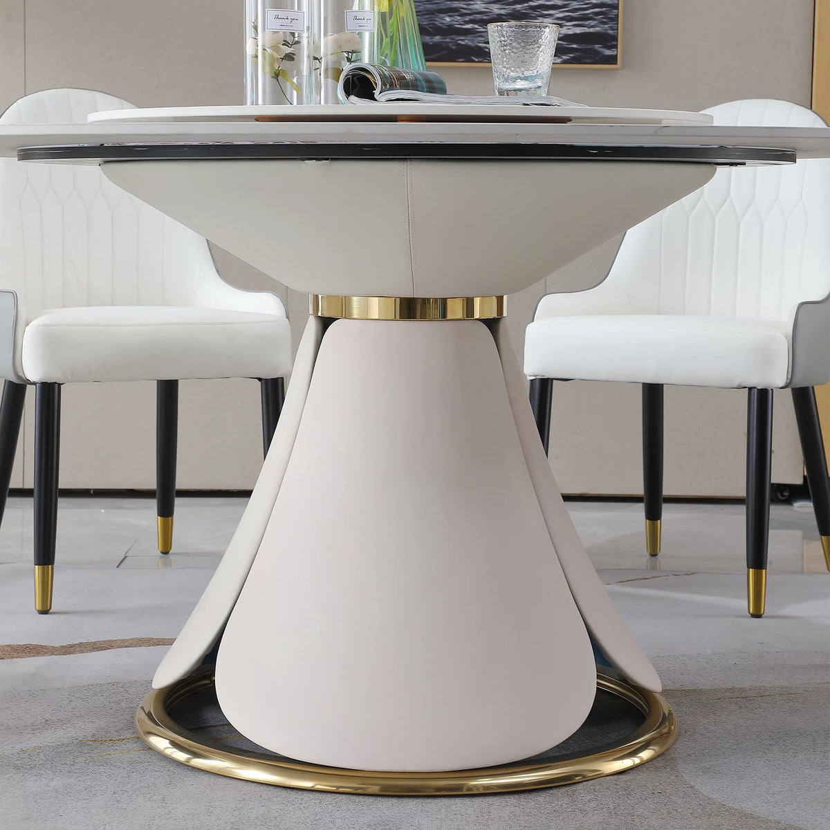 Sintered Stone Dining Table with 8 Chairs R713