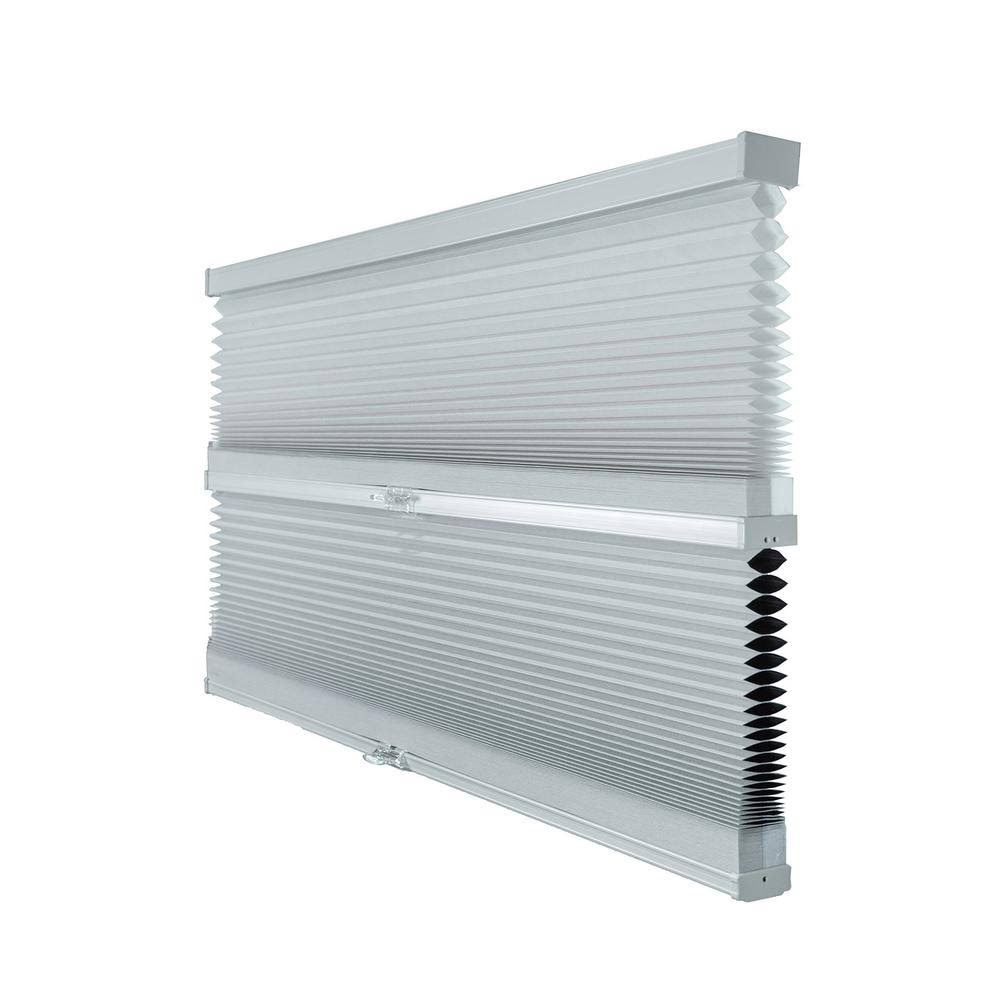 Gray Sheen Cordless Cellular Shade - 30.5 in. W x 48 in. L T944