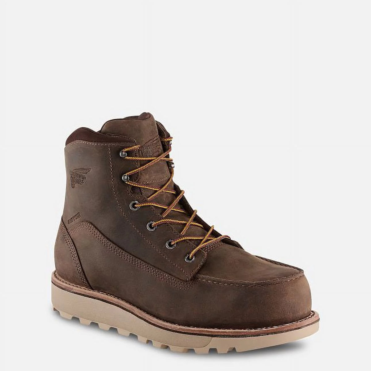 Light Brown Nubuck Leather 6-Inch Waterproof Work Boot N31458
