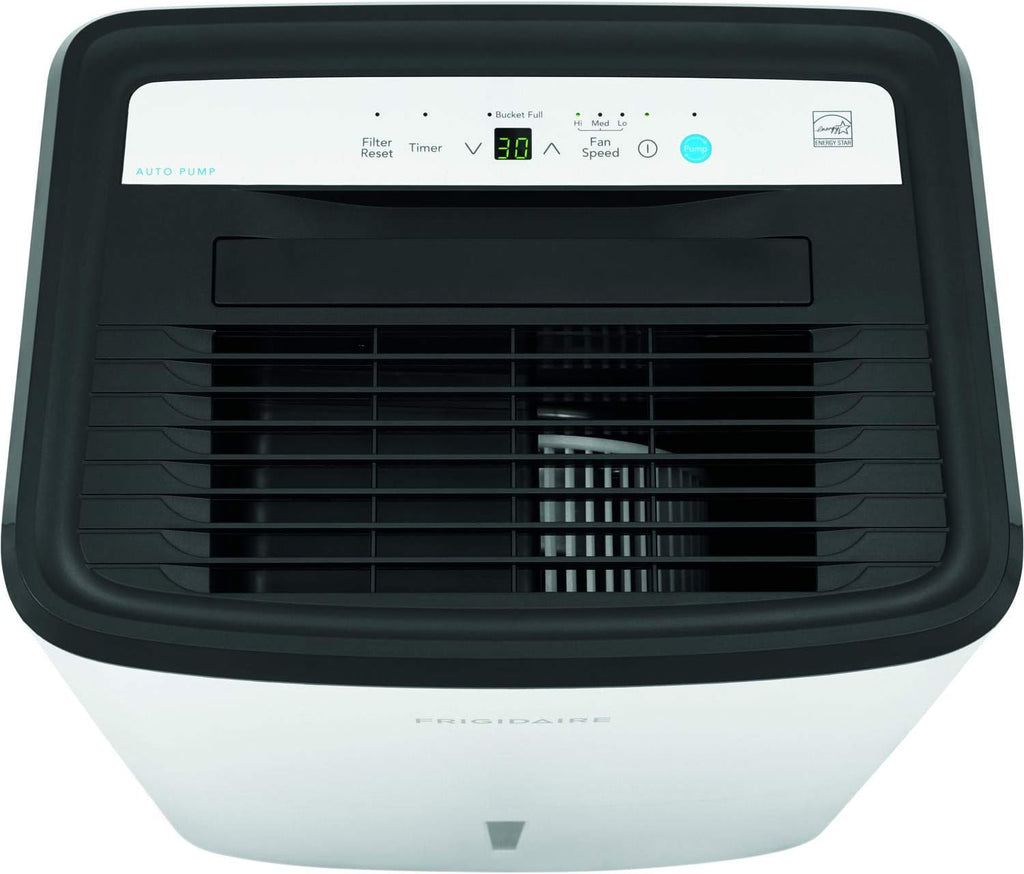 White 50 Pint Dehumidifier with Built In Pump H46201