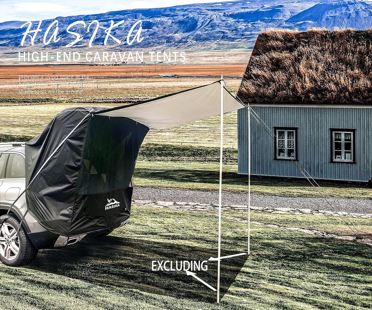 Black Waterproof 3000MM Tailgate Shade Awning Tent C983365