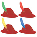 Red Velour Alpine Hat E537292