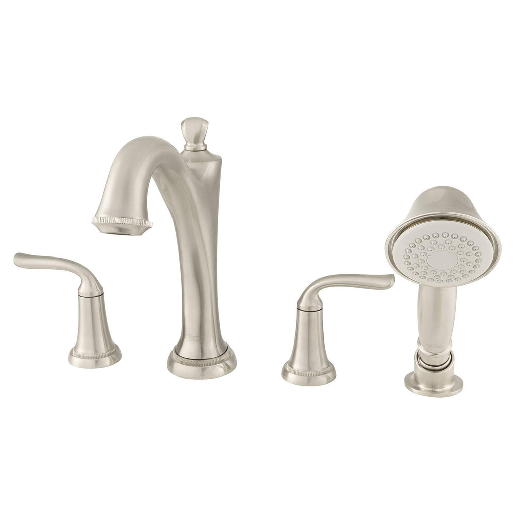Brushed Nickel Roman Tub Faucet with Personal Shower I711239