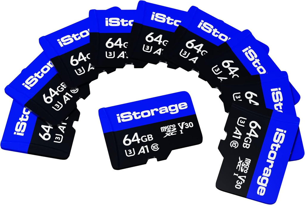 10 Pack iStorage microSD Card 32GB K169674