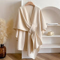 Solid Color Cape Shawl K36629