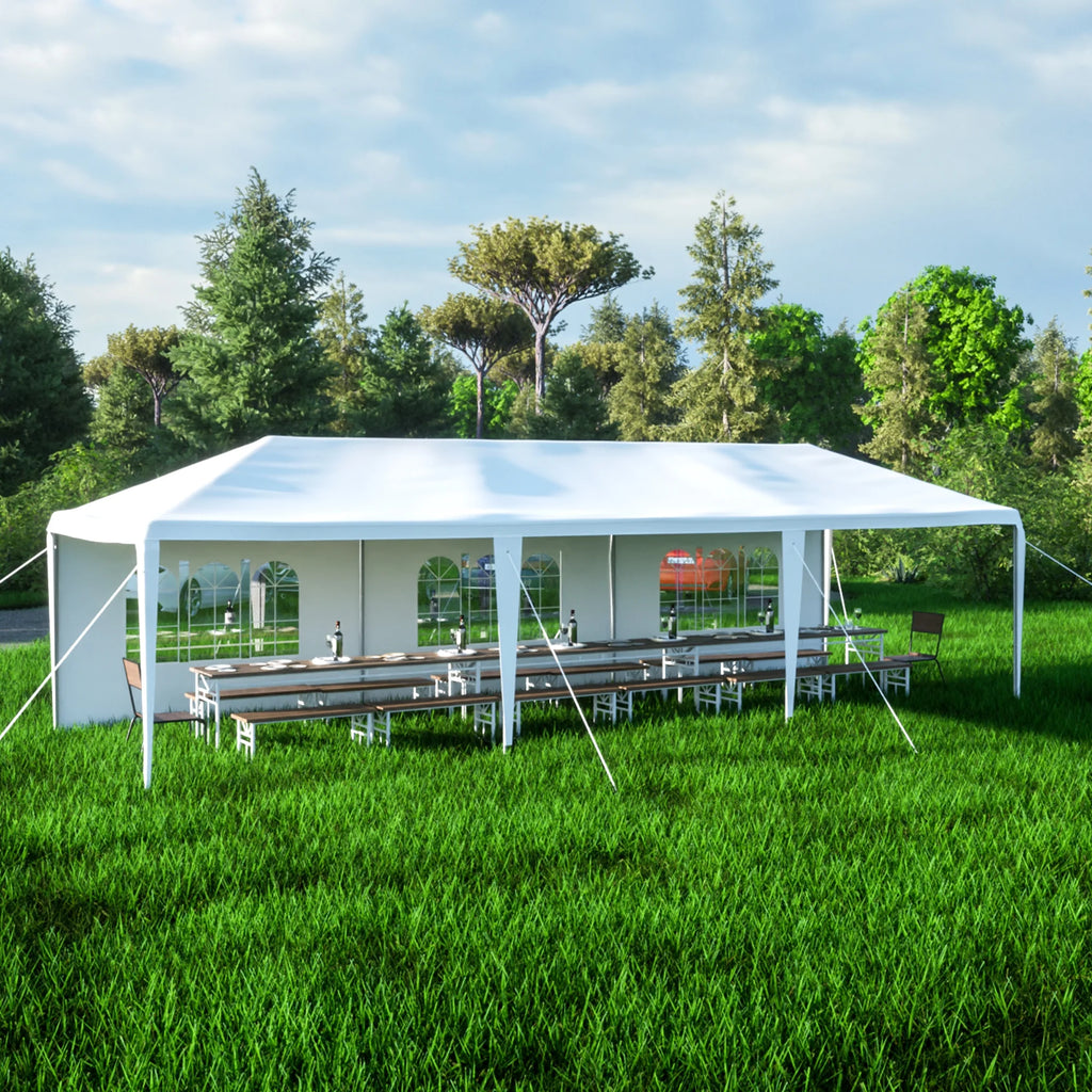 10x30' Outdoor Canopy Tent with 5 Removable Sidewalls I993740