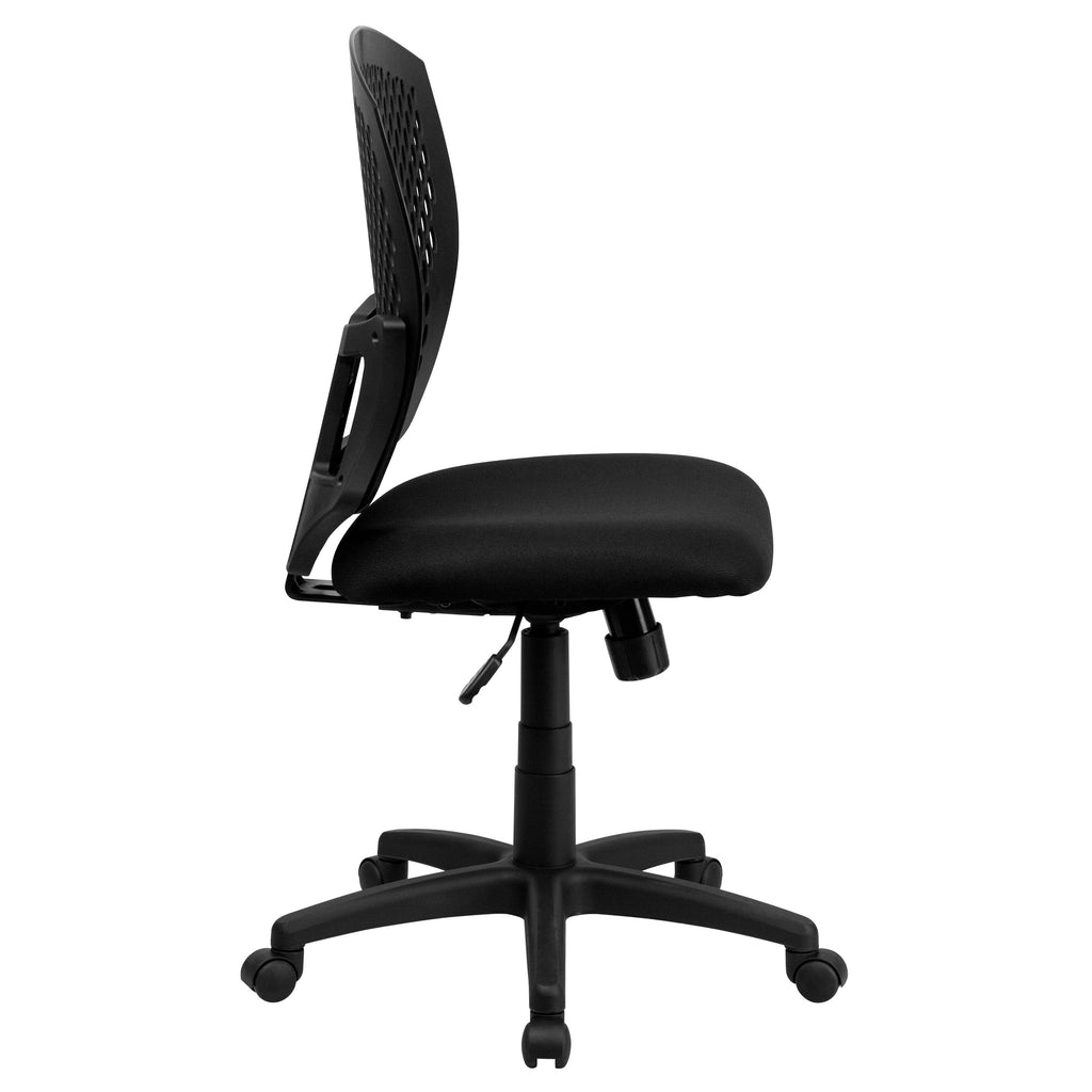 Black Fabric Swivel Task Office Chair K305963