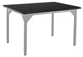 Grey Steel Science Lab Table with High Pressure Laminate Top J3945