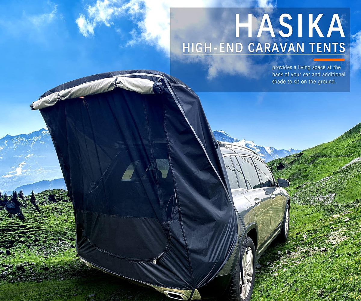 Black Waterproof 3000MM Tailgate Shade Awning Tent C983365