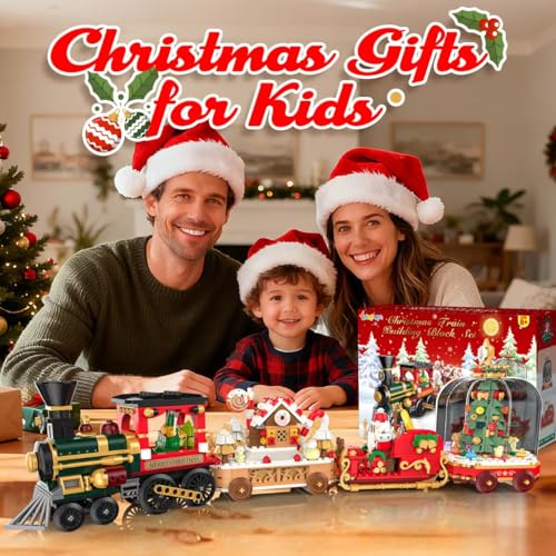 Christmas Train Building Blocks Set 1041 PCS V41829