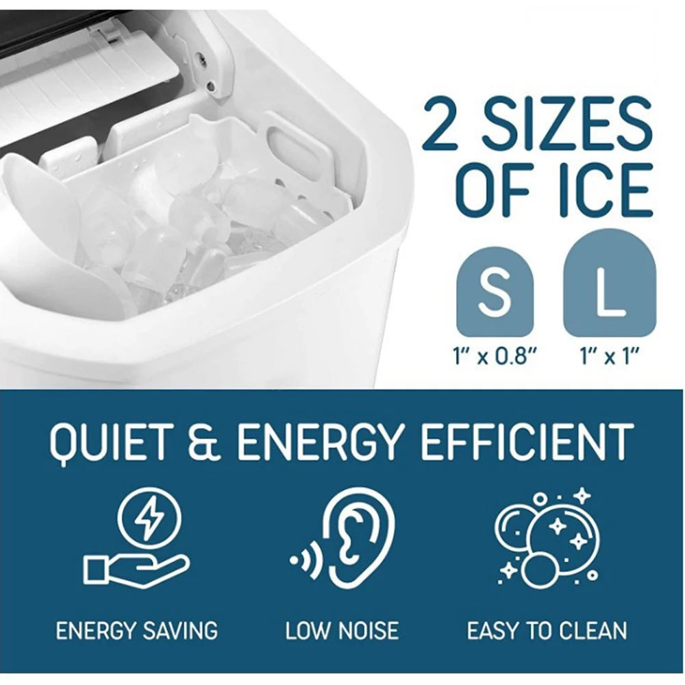 Countertop Ice Maker, 26lbs/24Hrs, Self-Cleaning P436303