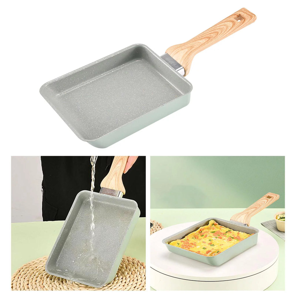 Green Non Stick Rectangle Skillet G175