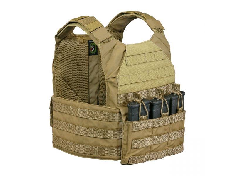 Coyote Tan XL Plate Carrier Set with Standard Cummerbund I4344