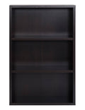 Espresso 3-Shelf Bookcase in Brown Q170538